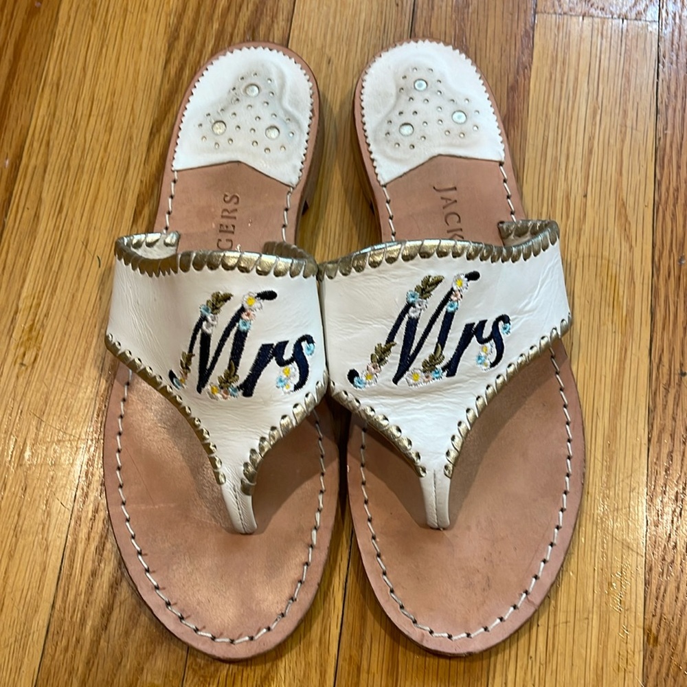 Jack Rogers Mrs. Wedding sandals